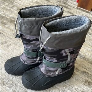 LL BEAN Camouflage Winter Boots FOR kids